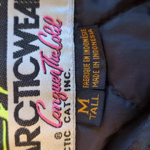 Vintage Arctic Cat Leather Snowmobile Bib Pants - Picture 9 of 9